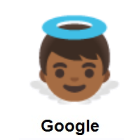 Baby Angel: Medium-Dark Skin Tone on Google Android