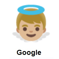 Baby Angel: Medium-Light Skin Tone on Google Android