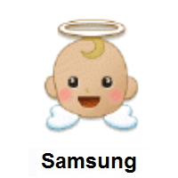 Baby Angel: Medium-Light Skin Tone on Samsung