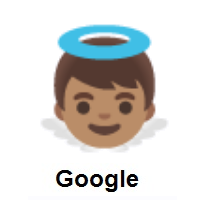 Baby Angel: Medium Skin Tone on Google Android
