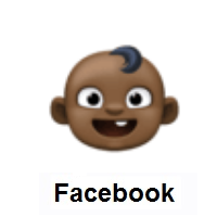 Baby Face: Dark Skin Tone on Facebook