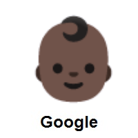 Baby Face: Dark Skin Tone on Google Android