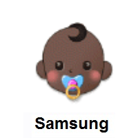 Baby Face: Dark Skin Tone on Samsung