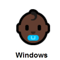 Baby Face: Dark Skin Tone on Microsoft Windows