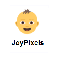 Infant: Baby Face on JoyPixels