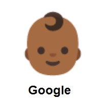 Baby Face: Medium-Dark Skin Tone on Google Android