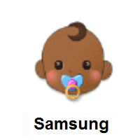 Baby Face: Medium-Dark Skin Tone on Samsung