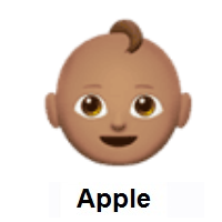 Baby Face: Medium Skin Tone on Apple iOS