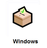 Ballot Box With Ballot on Microsoft Windows