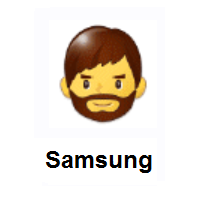 Man: Beard on Samsung