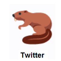 Beaver on Twitter Twemoji