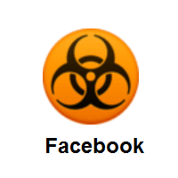 Biohazard Sign on Facebook