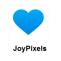 Blue Heart on JoyPixels