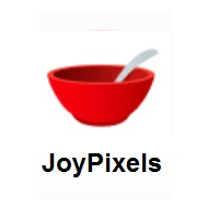 Bowl With Spoon on JoyPixels