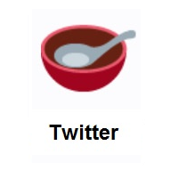 Bowl With Spoon on Twitter Twemoji