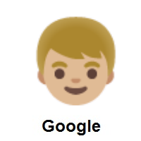 Boy: Medium-Light Skin Tone on Google Android