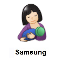 Breast-Feeding: Light Skin Tone on Samsung