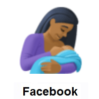 Breast-Feeding: Medium-Dark Skin Tone on Facebook