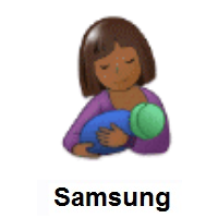 Breast-Feeding: Medium-Dark Skin Tone on Samsung