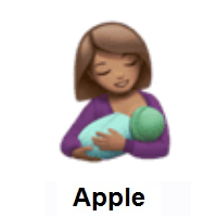 Breast-Feeding: Medium Skin Tone on Apple iOS