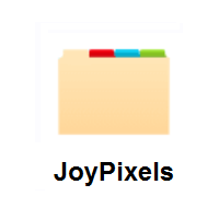 Card Index Dividers on JoyPixels