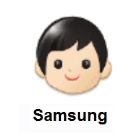 Child: Light Skin Tone on Samsung