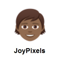 Child: Medium-Dark Skin Tone on JoyPixels