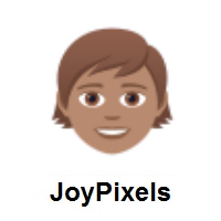 Child: Medium Skin Tone on JoyPixels
