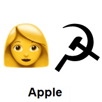 Communist: Woman on Apple iOS