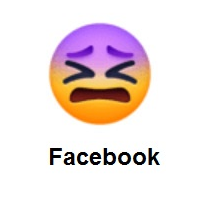 Confounded Face on Facebook