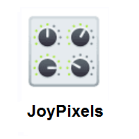 Control Knobs on JoyPixels