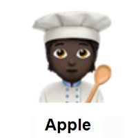 Cook: Dark Skin Tone on Apple iOS