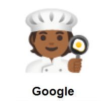 Cook: Medium-Dark Skin Tone on Google Android