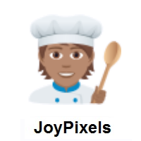 Cook: Medium Skin Tone on JoyPixels