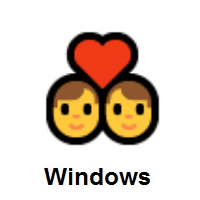 Couple with Heart: Man, Man on Microsoft Windows