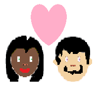Couple with Heart: Woman, Man: Dark Skin Tone, Medium-Light Skin Tone
