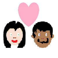 Couple with Heart: Woman, Man: Light Skin Tone, Medium-Dark Skin Tone