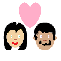 Couple with Heart: Woman, Man: Medium-Light Skin Tone, Medium Skin Tone