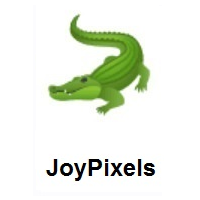 Crocodile on JoyPixels