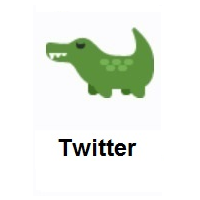 Crocodile on Twitter Twemoji