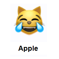 Crying Laughing Cat on Apple iOS