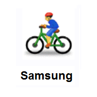 Cycling Person on Samsung