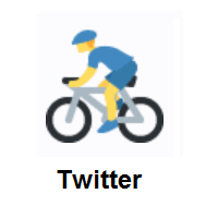 Cycling Person on Twitter Twemoji