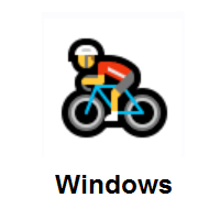 Cycling Person on Microsoft Windows