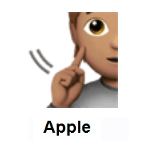 Deaf Person: Medium Skin Tone on Apple iOS