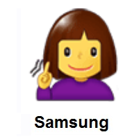 Deaf Woman on Samsung