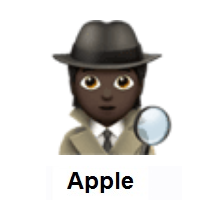 Detective: Dark Skin Tone on Apple iOS