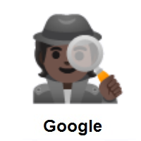 Detective: Dark Skin Tone on Google Android