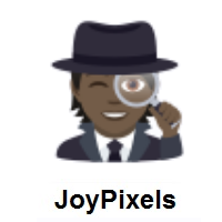 Detective: Dark Skin Tone on JoyPixels