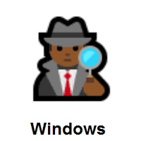 Detective: Medium-Dark Skin Tone on Microsoft Windows